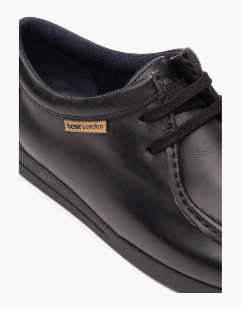 Base London Koko Leather Men's Black Moccasins Shoes