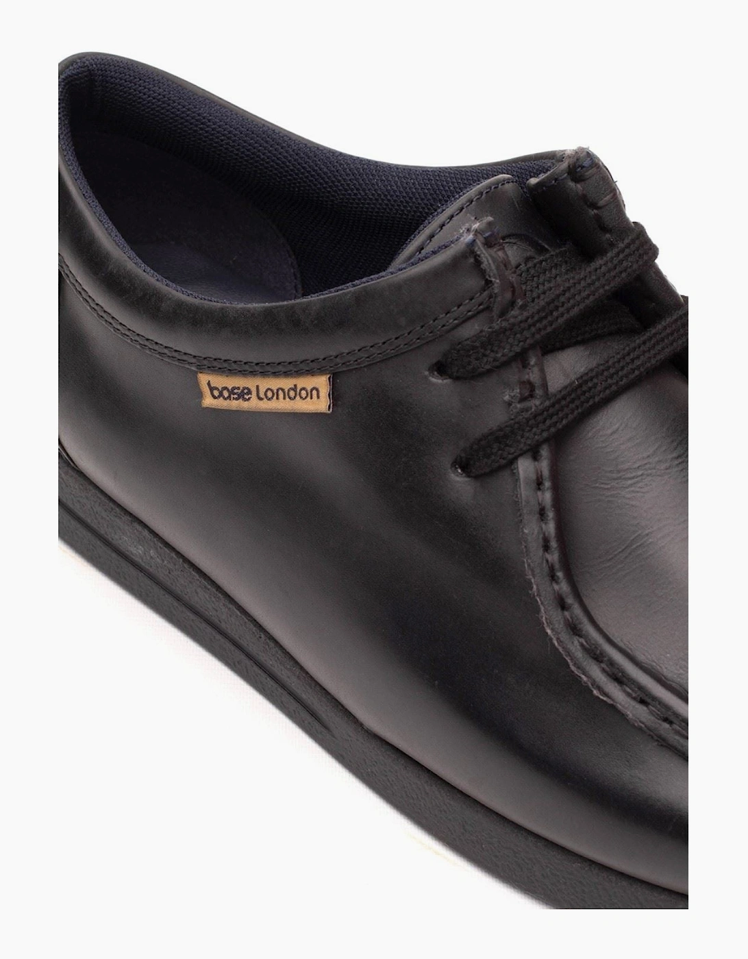 Base London Koko Leather Men's Black Moccasins Shoes