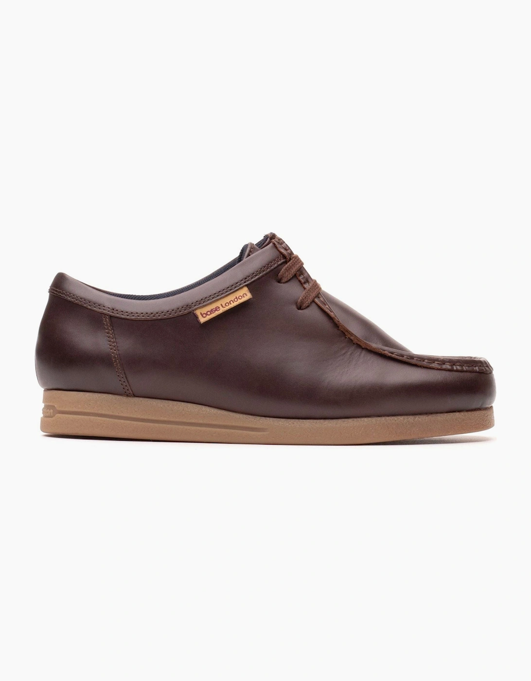 Base London Koko Leather Men's Chestnut Moccasins Shoes