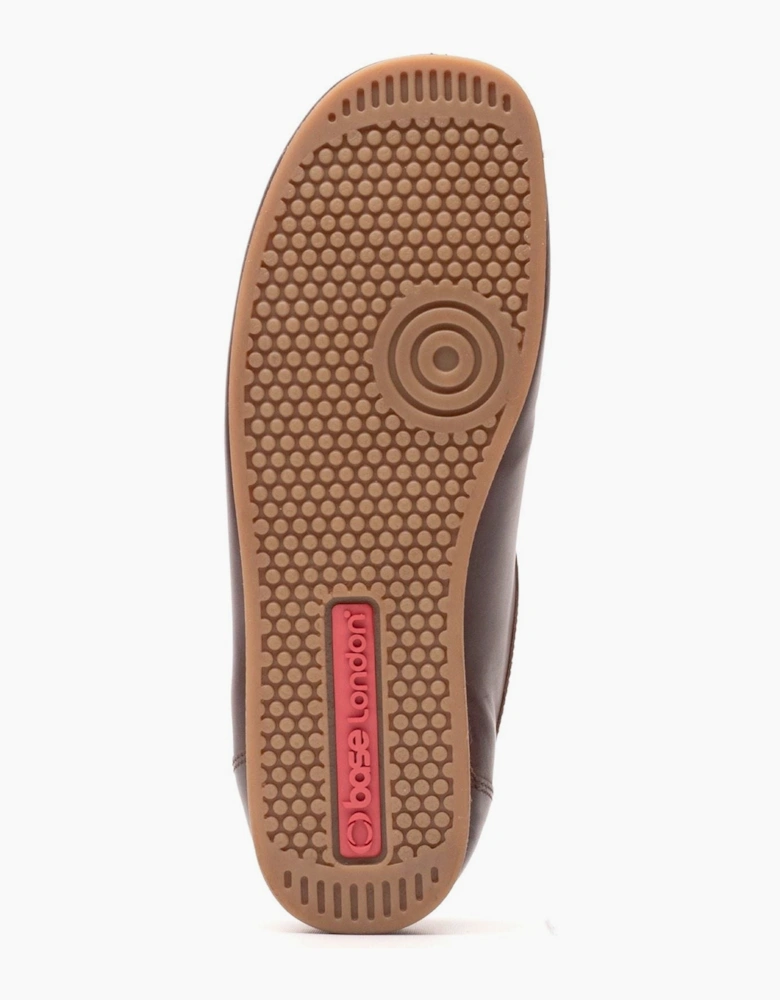 Base London Koko Leather Men's Chestnut Moccasins Shoes