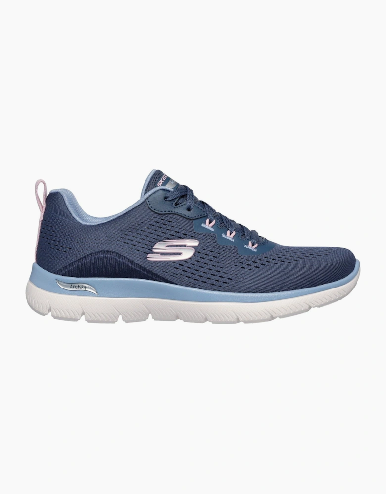 Skechers Arch Fit Summits Polyester Women's Navy/Light Blue Trainers