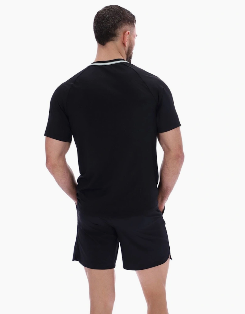 Ted Baker Sport HARRISON TBMTA251 Polyester Men's Black Activewear T-Shirts