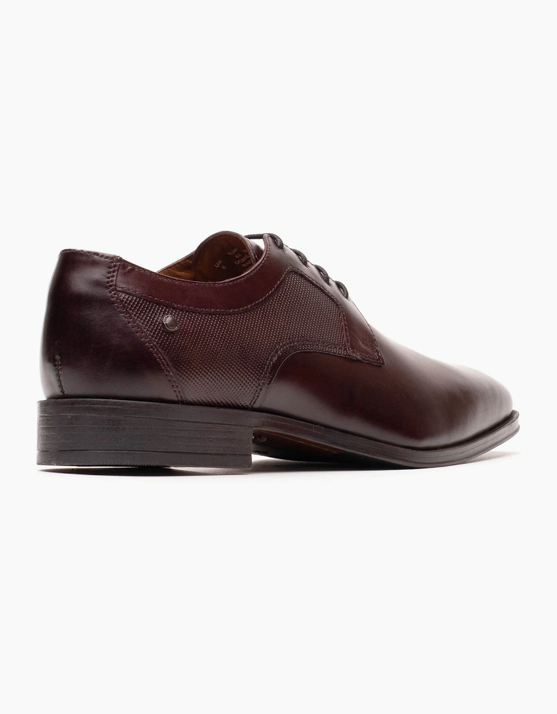 Base London Dome Leather Men's Burnt Brown Lace-Up Shoes