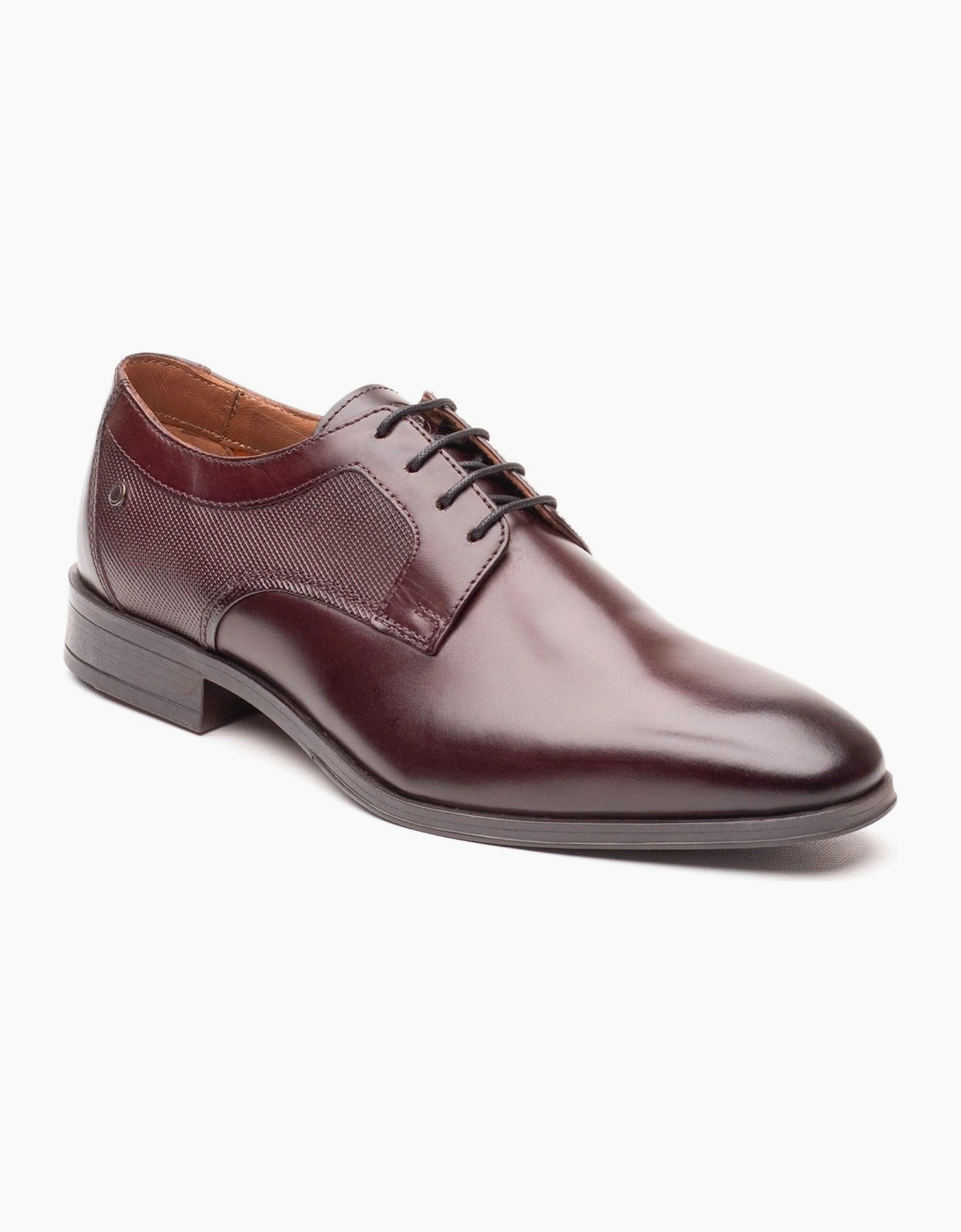 Base London Dome Leather Men's Burnt Brown Lace-Up Shoes, 7 of 6