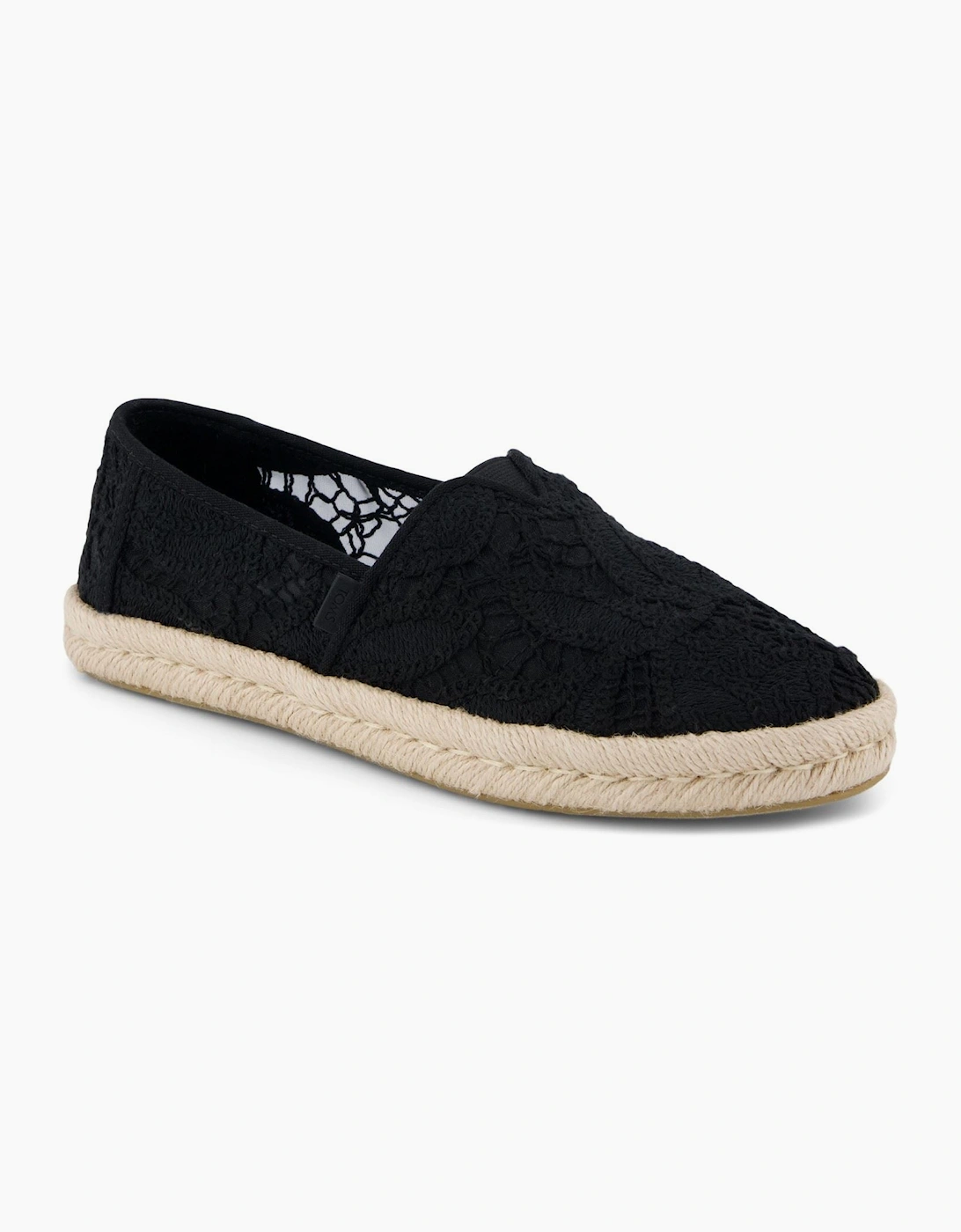 TOMS Alpargata Rope 2.0 Shoe Cotton Women's Black Espadrilles, 6 of 5