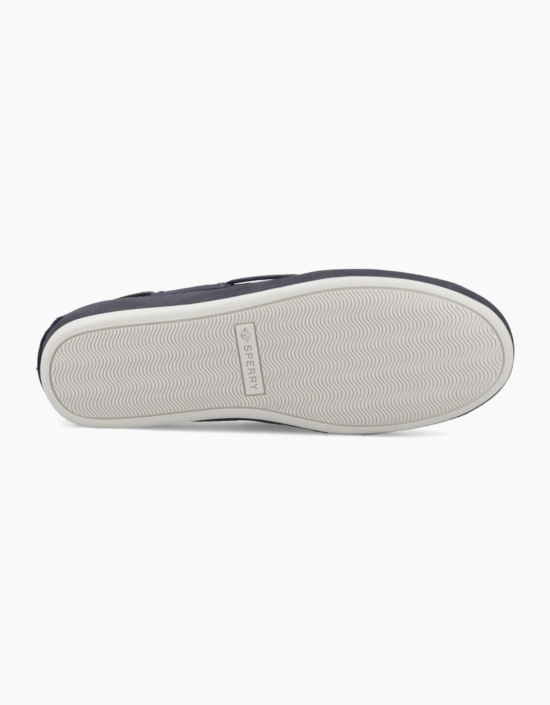 Sperry Slim Boat Shoe Leather Women's Navy Boat Shoes