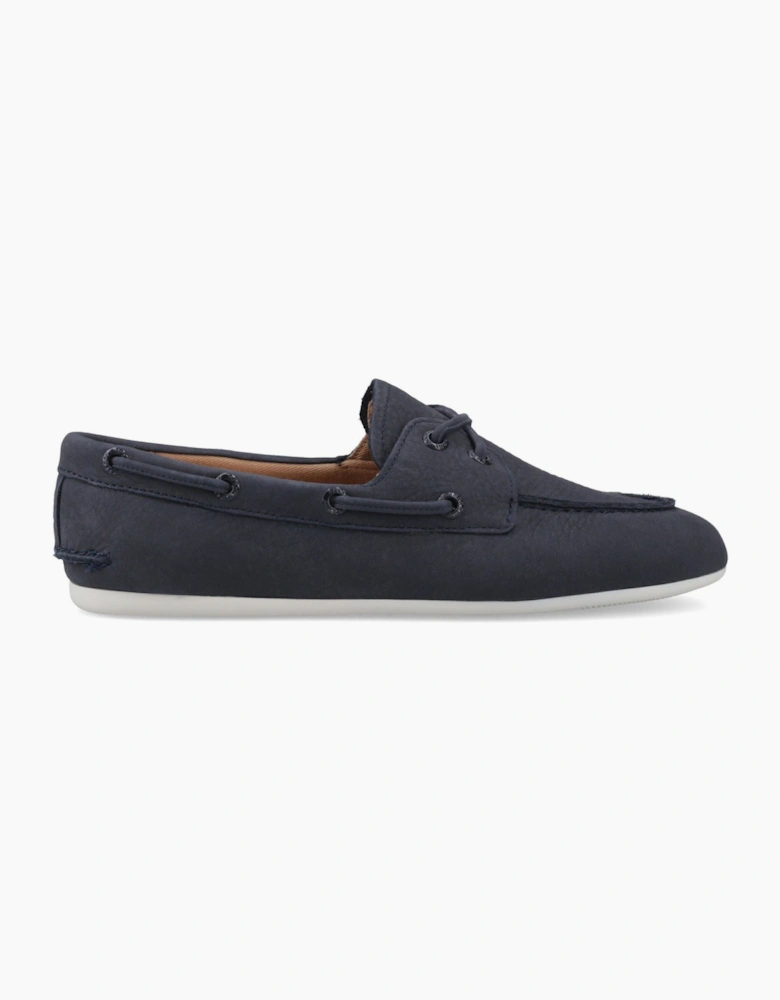 Sperry Slim Boat Shoe Leather Women's Navy Boat Shoes