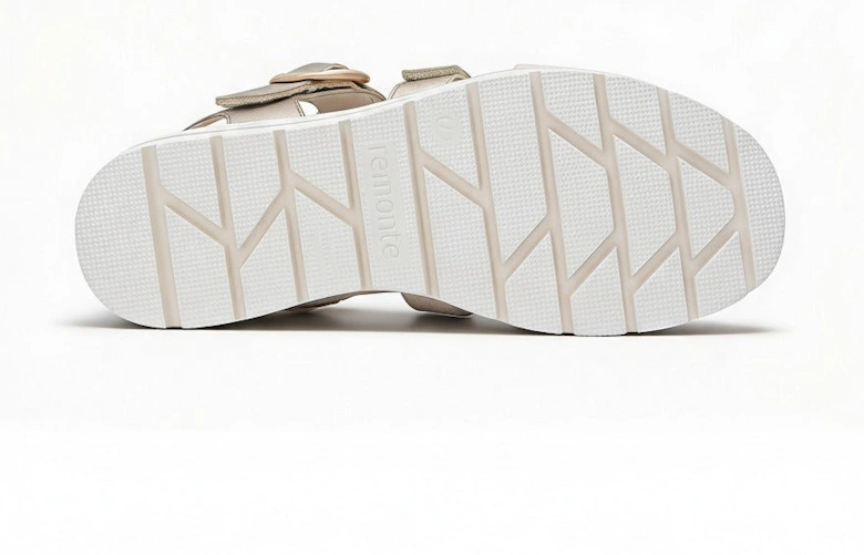 Remonte D3N50 Womens Ankle Strap Sandals Beige