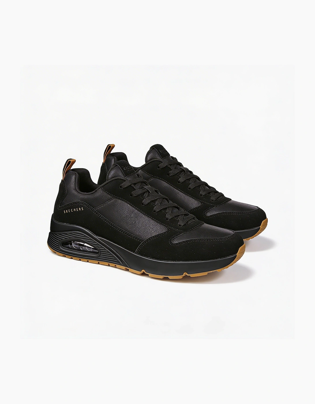 Skechers UNO - STACRE Mens Casual Trainers Black