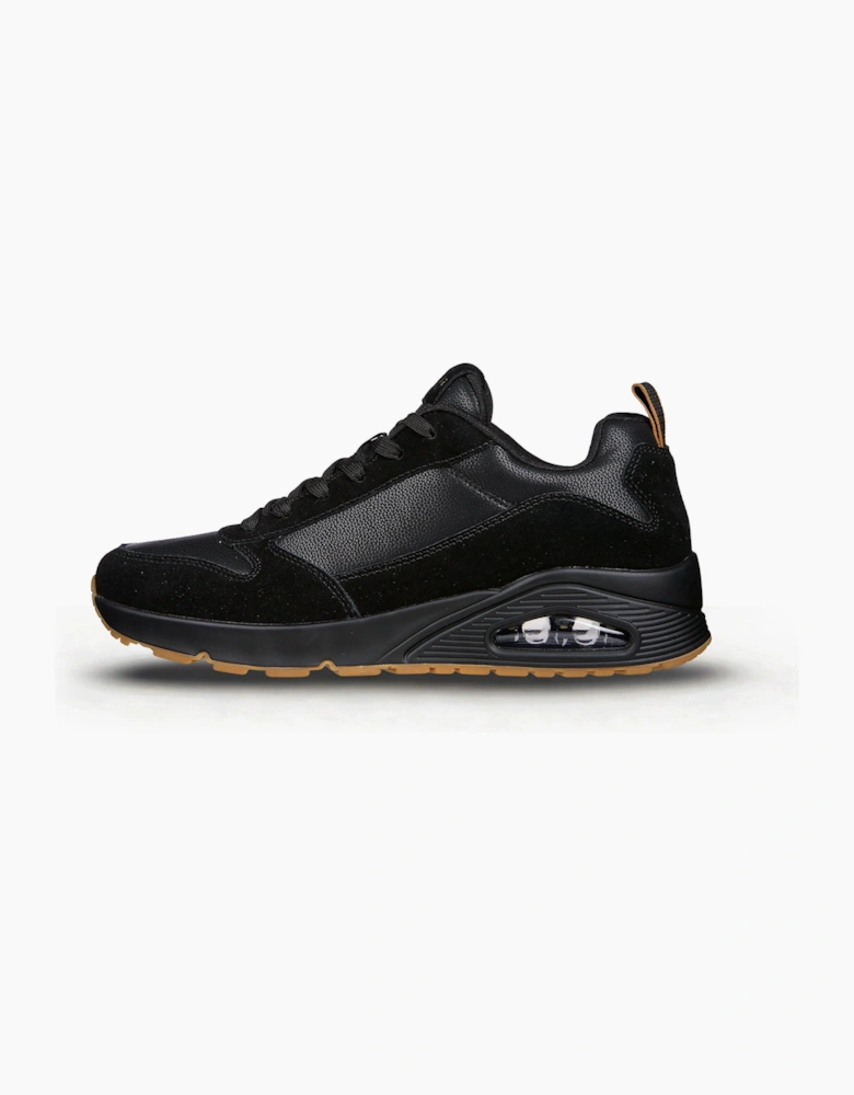 Skechers UNO - STACRE Mens Casual Trainers Black