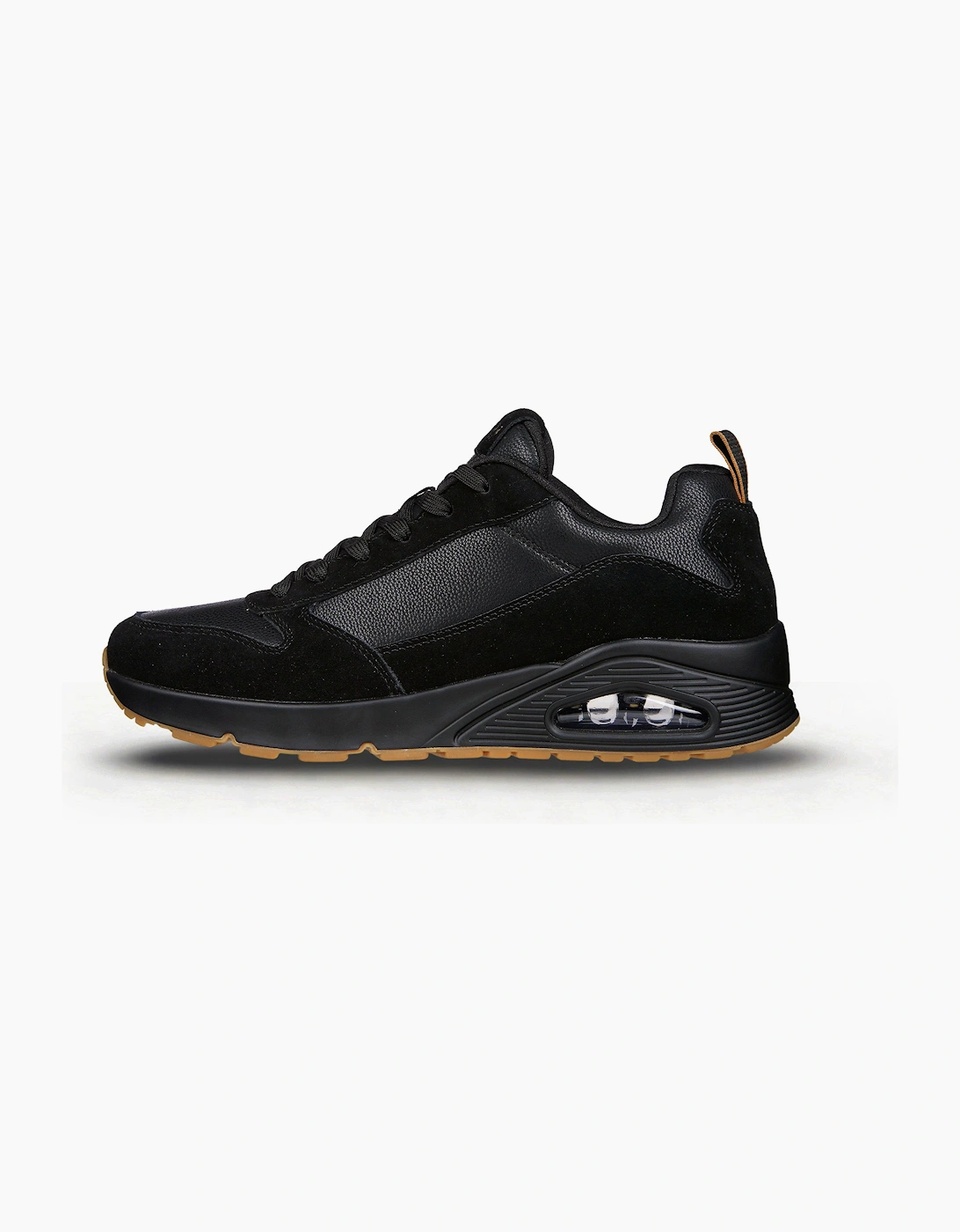 Skechers UNO - STACRE Mens Casual Trainers Black