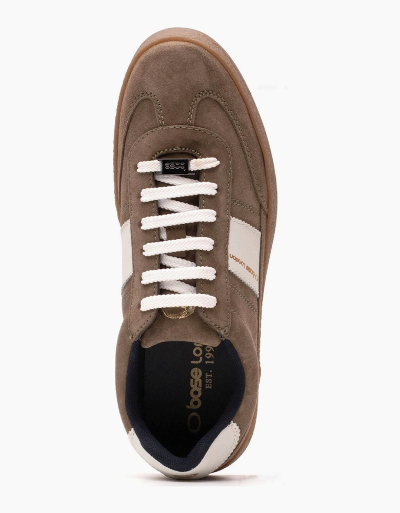 Base London Banksy Leather Men's Sage Trainers