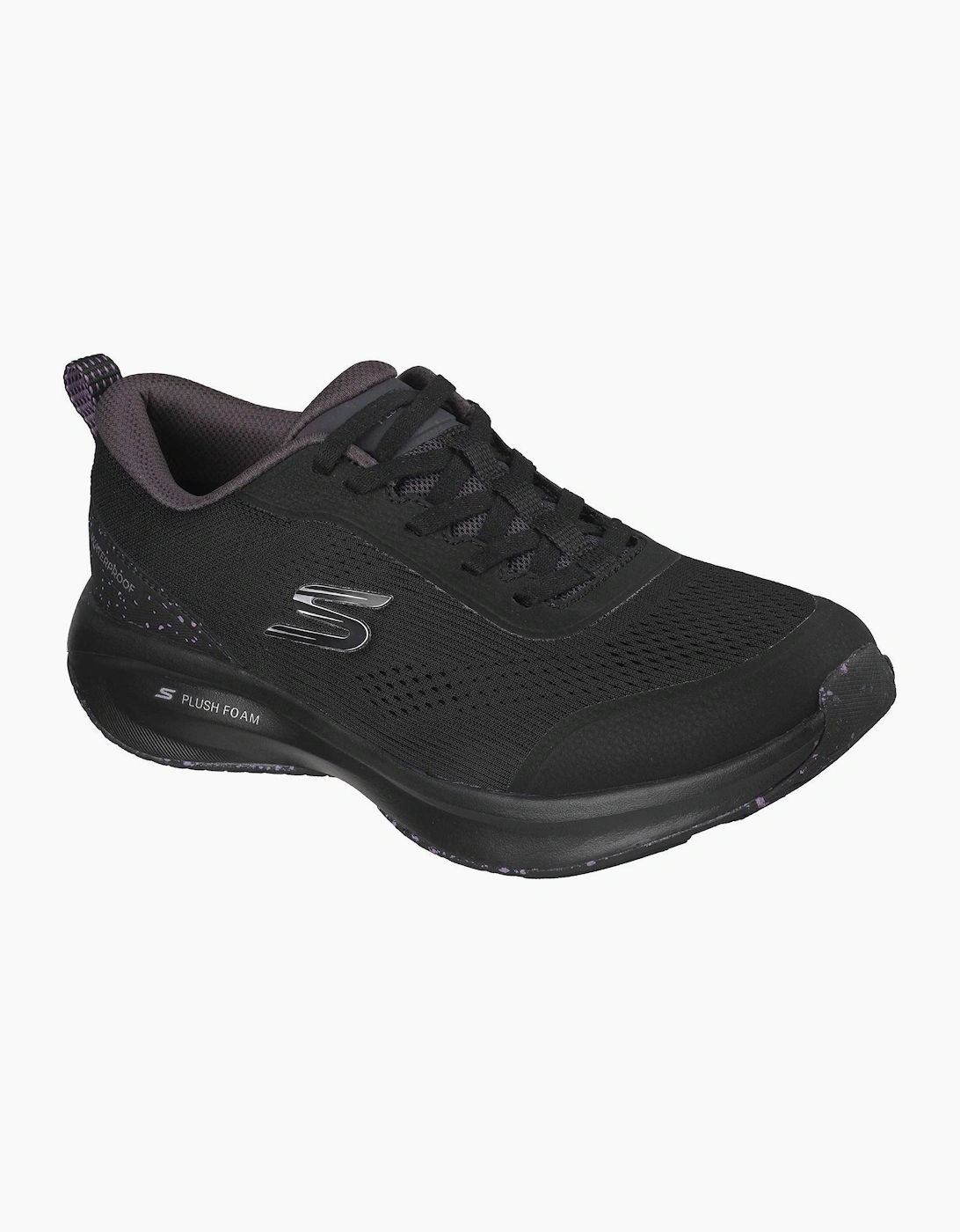 Skechers Women's Black Arch Fit Summits Polyester Trainers - Size: 6