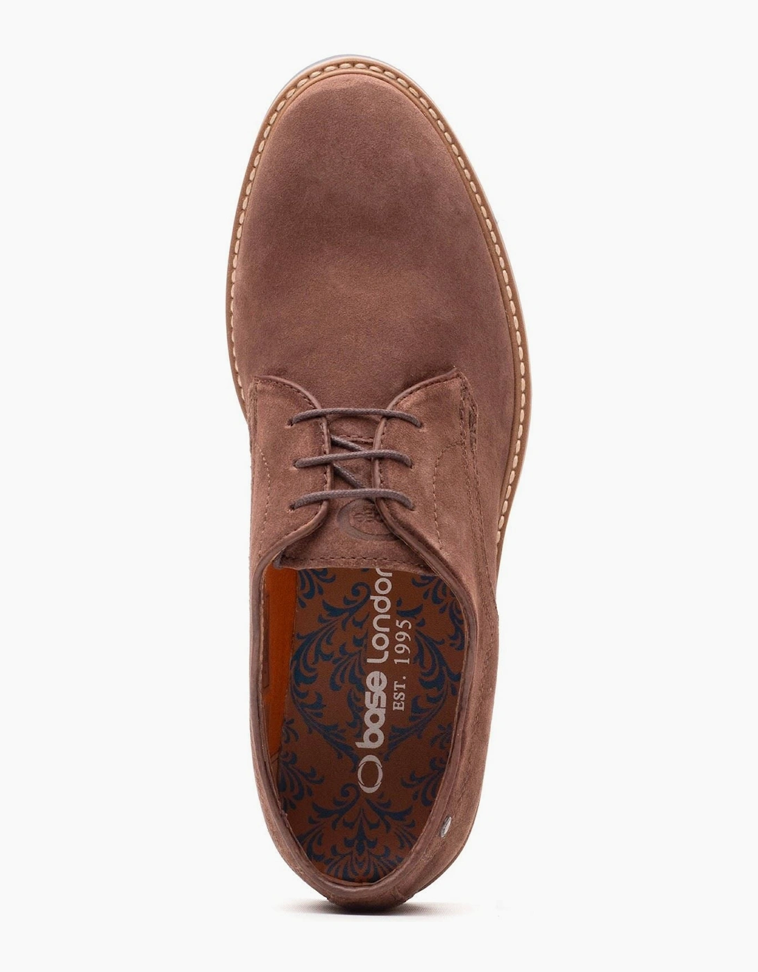 Base London Strand Leather Men's Brown Lace-Up Shoes
