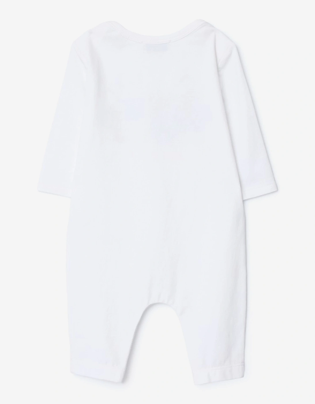 Burberry Baby Thomas Bear and Friends Romper in White