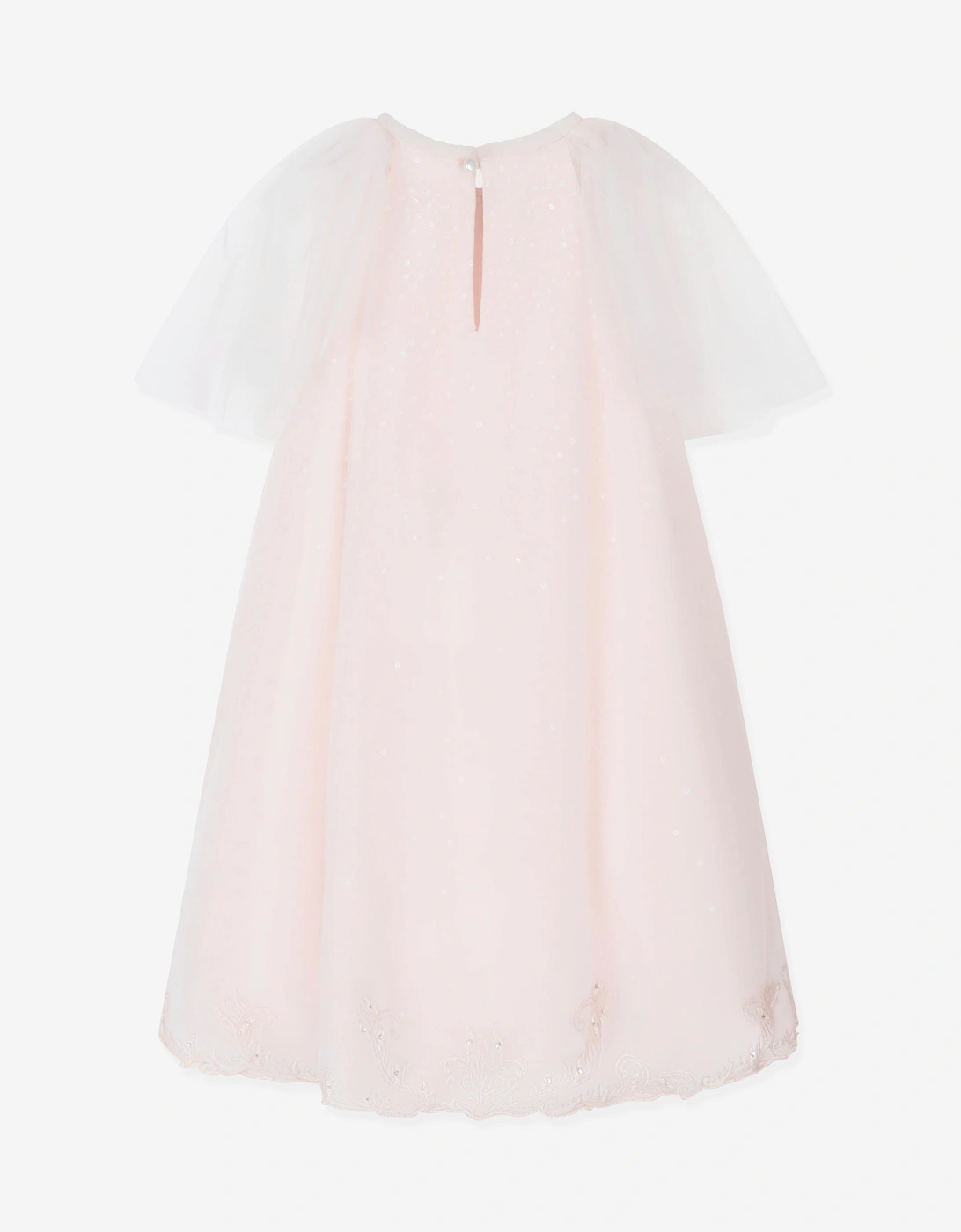 Maison Ava Girls Daniella Occasion Dress in Pink