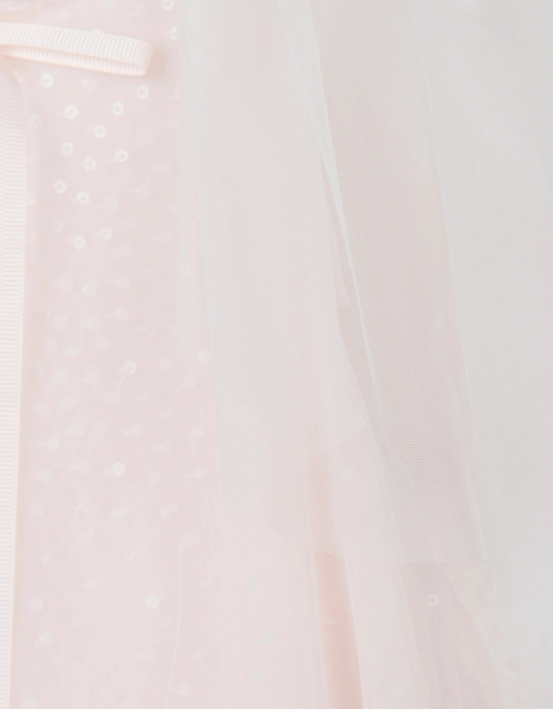 Maison Ava Girls Daniella Occasion Dress in Pink