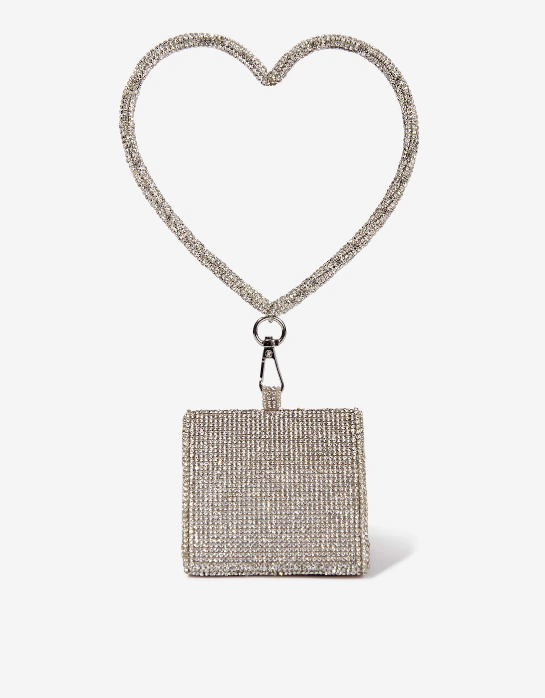Maison Ava Girls Triangle Handbag in Silver (8cm)