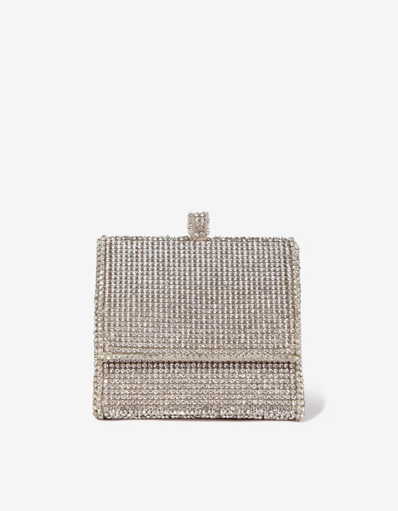 Maison Ava Girls Triangle Handbag in Silver (8cm)