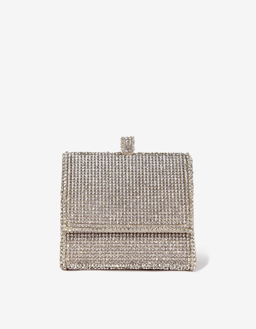 Maison Ava Girls Triangle Handbag in Silver (8cm)