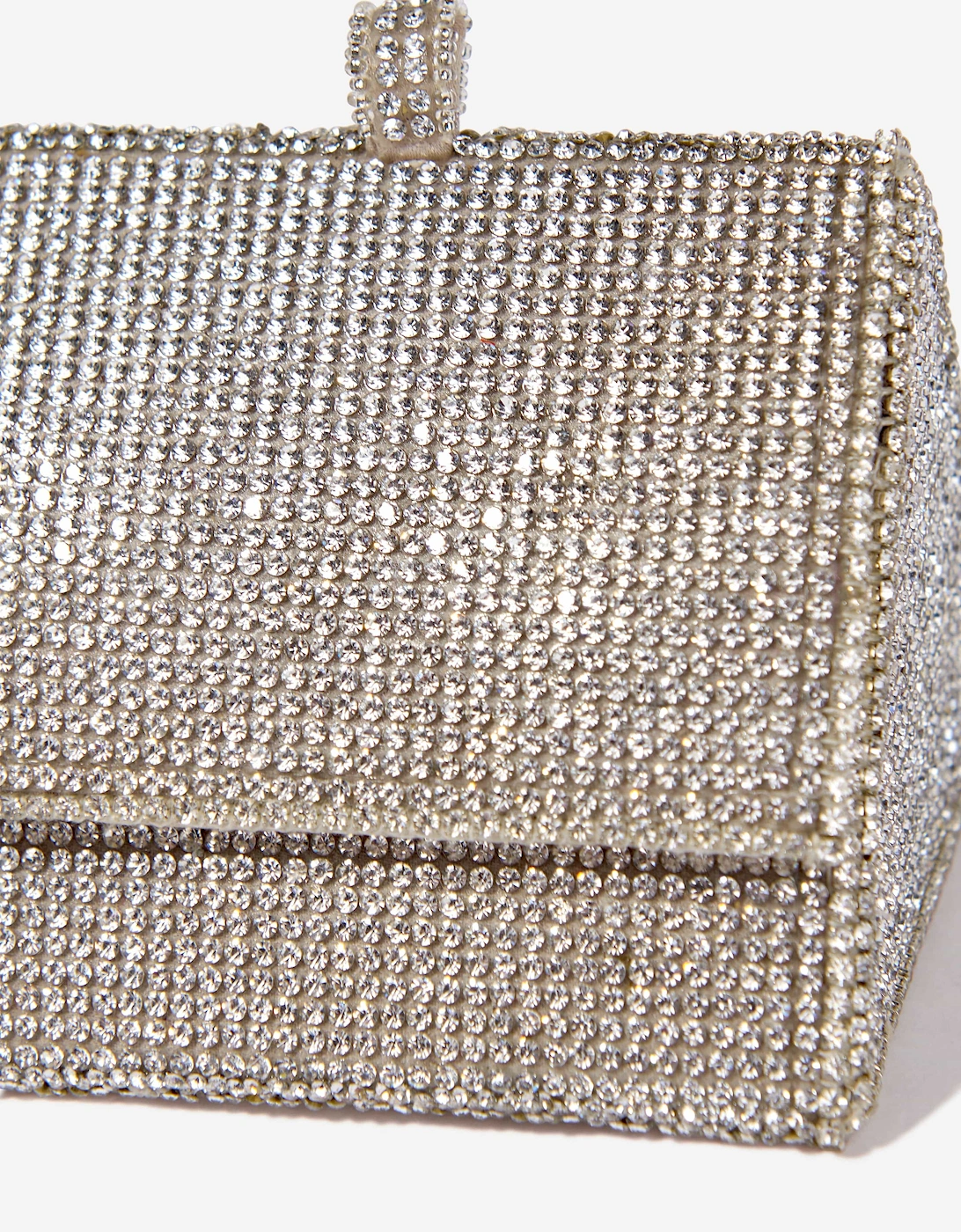 Maison Ava Girls Triangle Handbag in Silver (8cm)