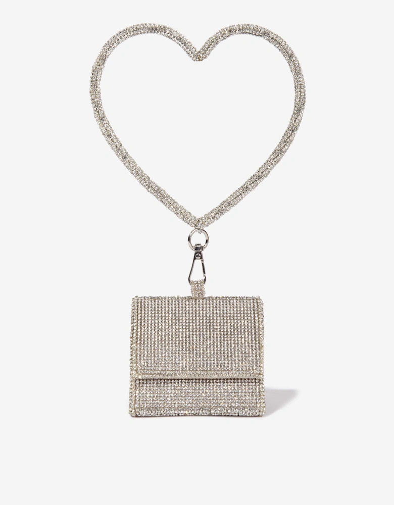 Maison Ava Girls Triangle Handbag in Silver (8cm)