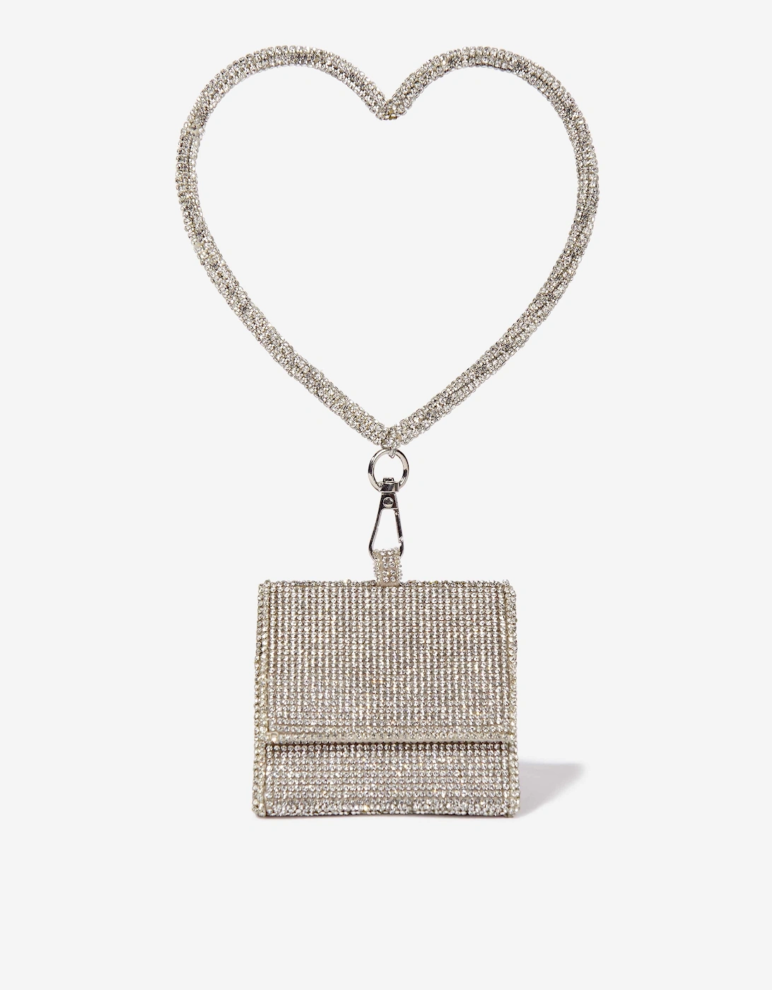 Maison Ava Girls Triangle Handbag in Silver (8cm)
