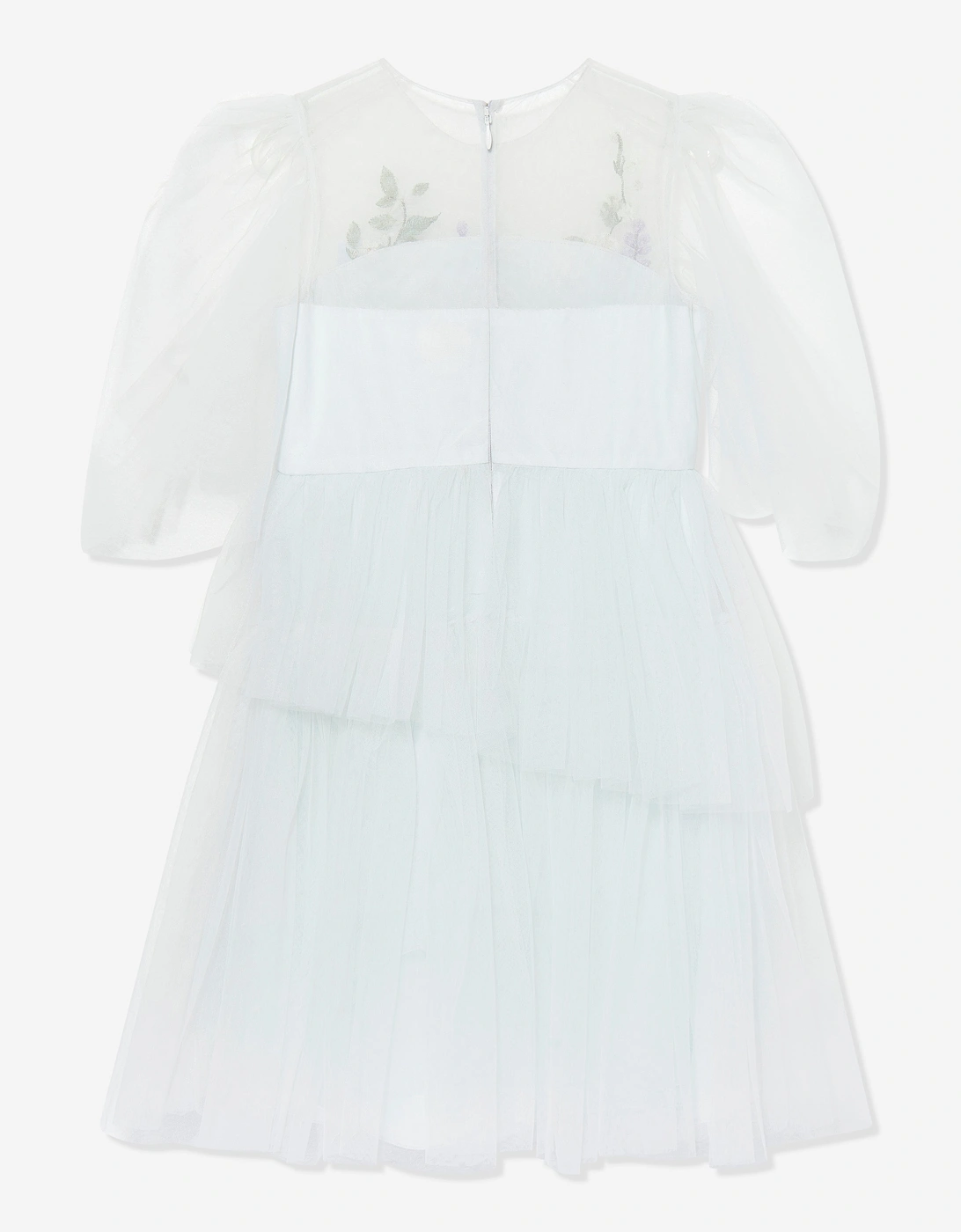Maison Ava Girls Ariel Tulle Occasion Dress in White