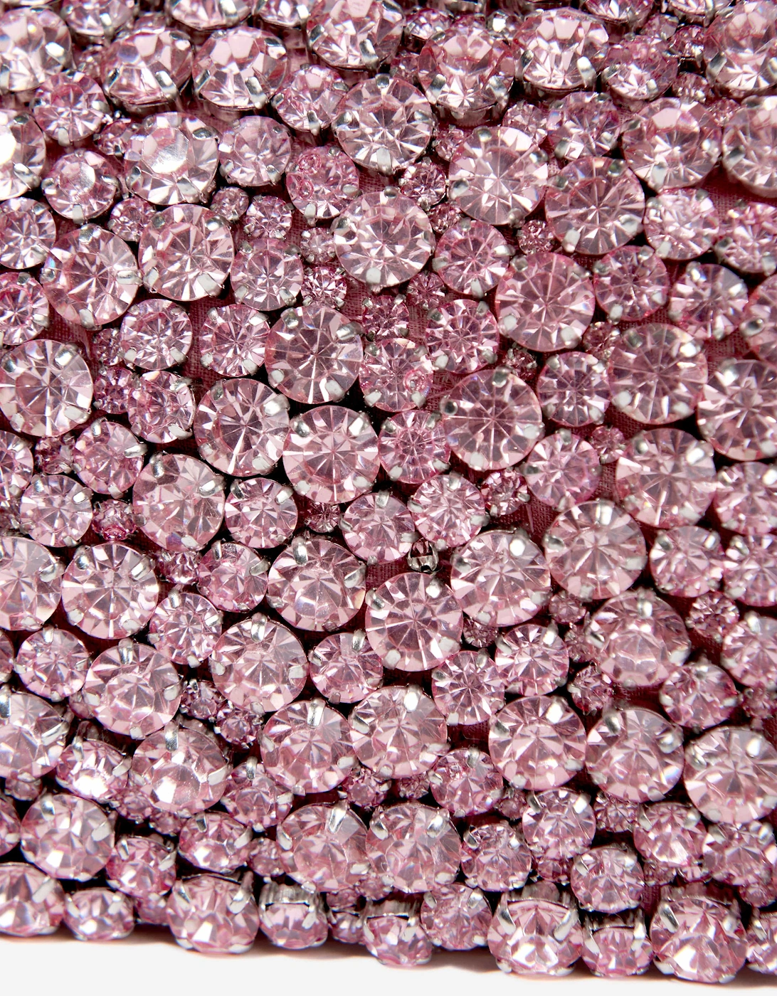 Maison Ava Girls Rhinestone Flap Bag in Pink (16cm)