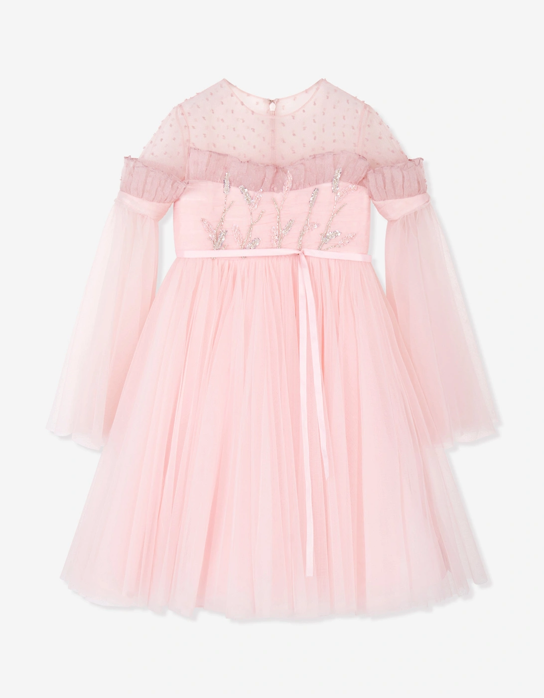 Maison Ava Girls Rafaella Occasion Dress in Pink