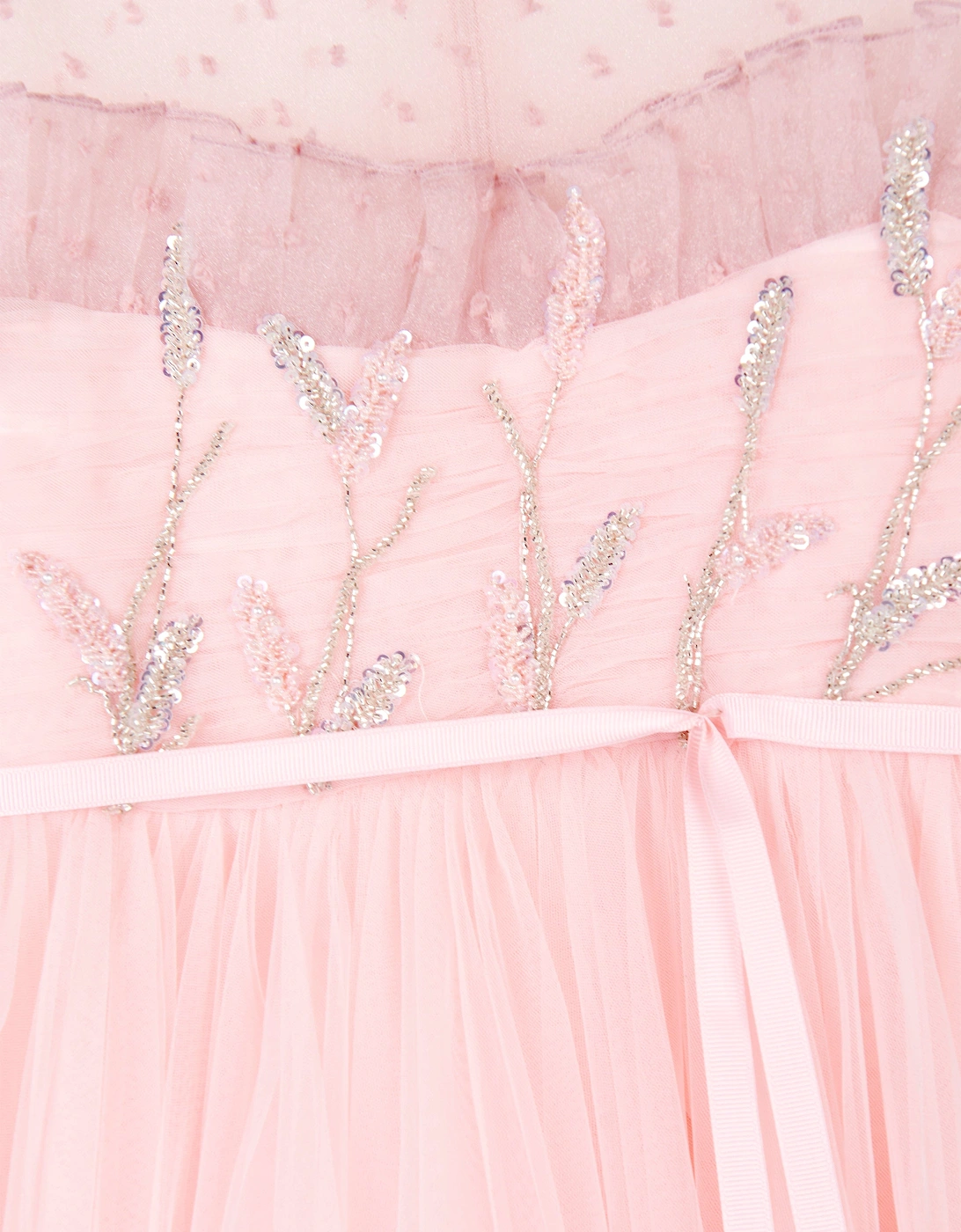 Maison Ava Girls Rafaella Occasion Dress in Pink