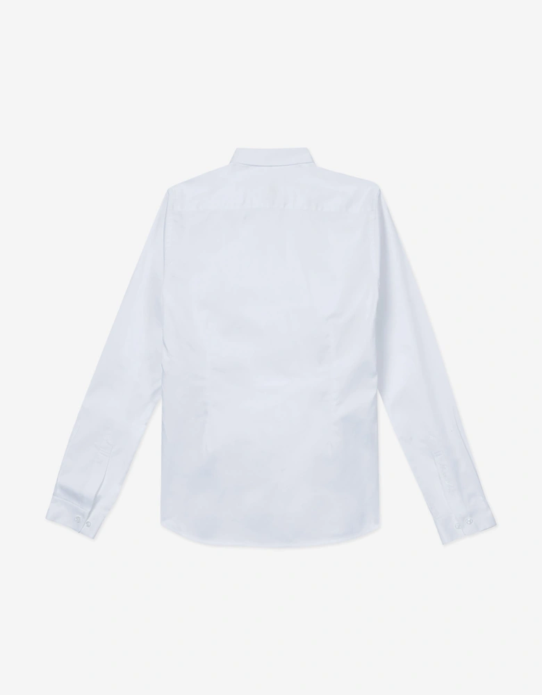 Maison Ava Boys Noel Shirt in White