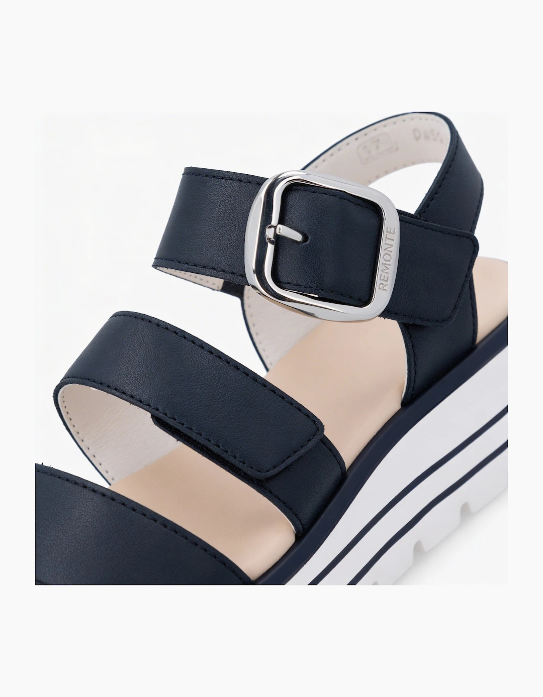 Remonte D3N50 Womens Ankle Strap Sandals Blue