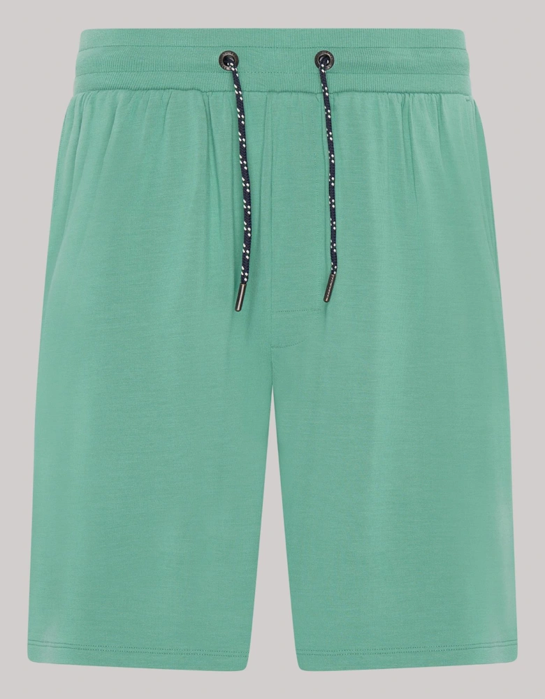 Modal T Shirt And Short Set Mens Loungewear Mint