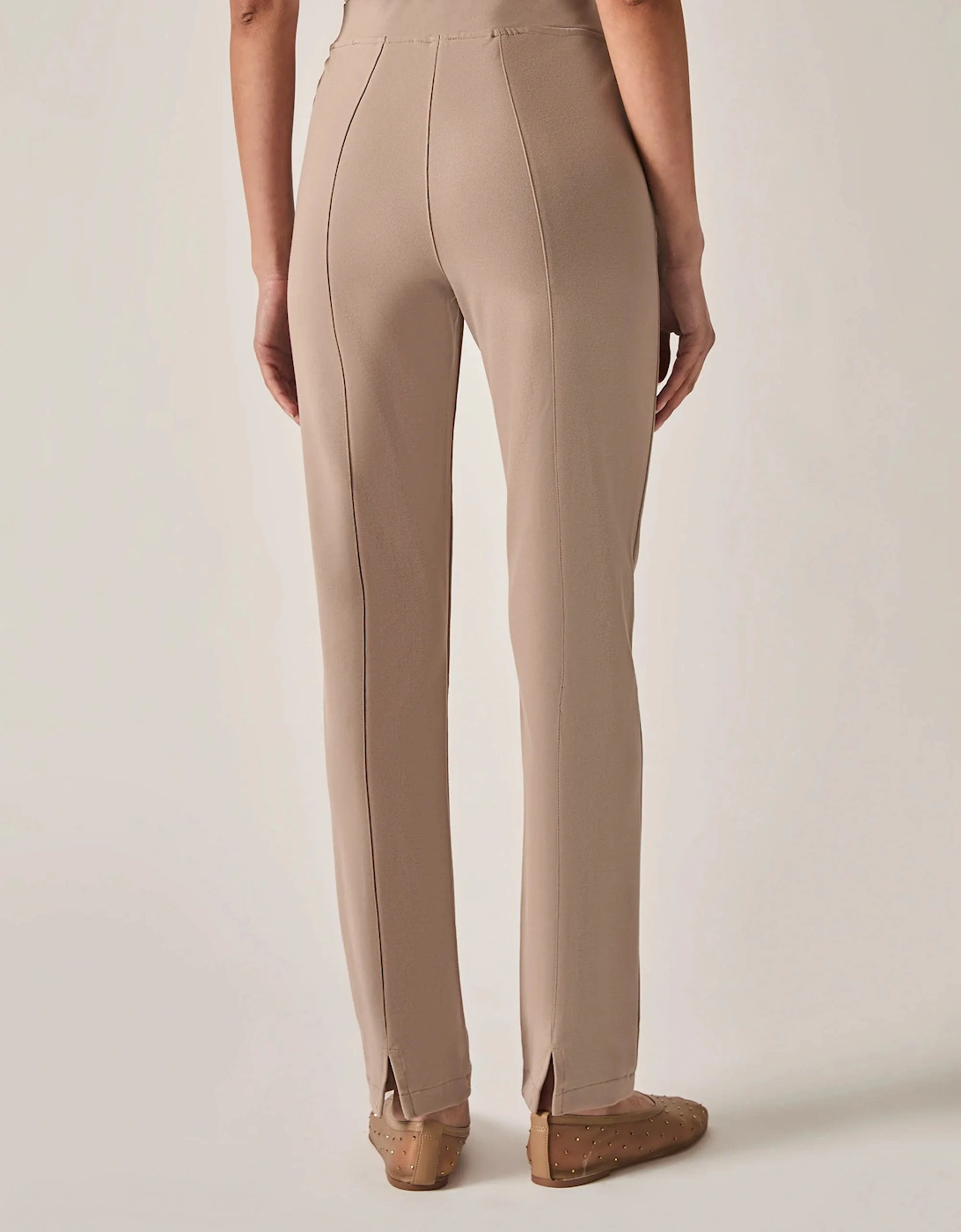 Cigarette Trousers Taupe