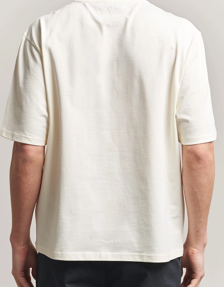 Boxy Printed T Shirt White