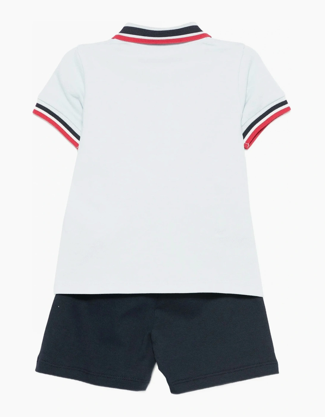 Baby 2 Piece Polo Set Blue
