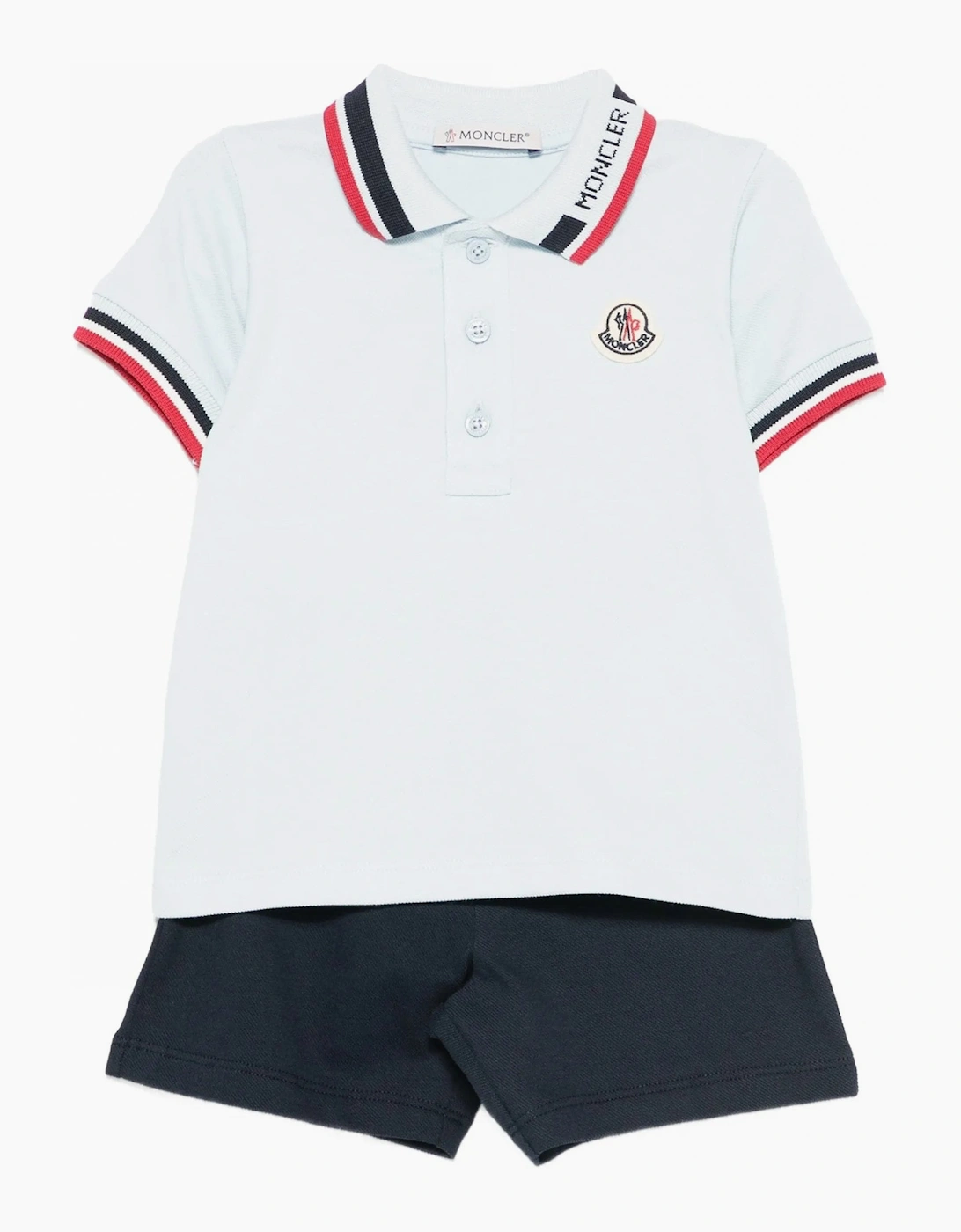 Baby 2 Piece Polo Set Blue, 4 of 3