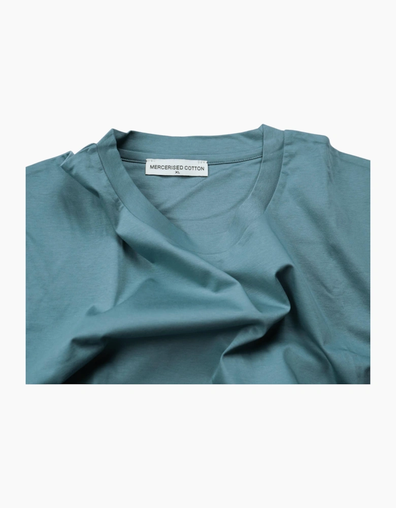 Plain Label Mercerized Cotton T-Shirt Teal