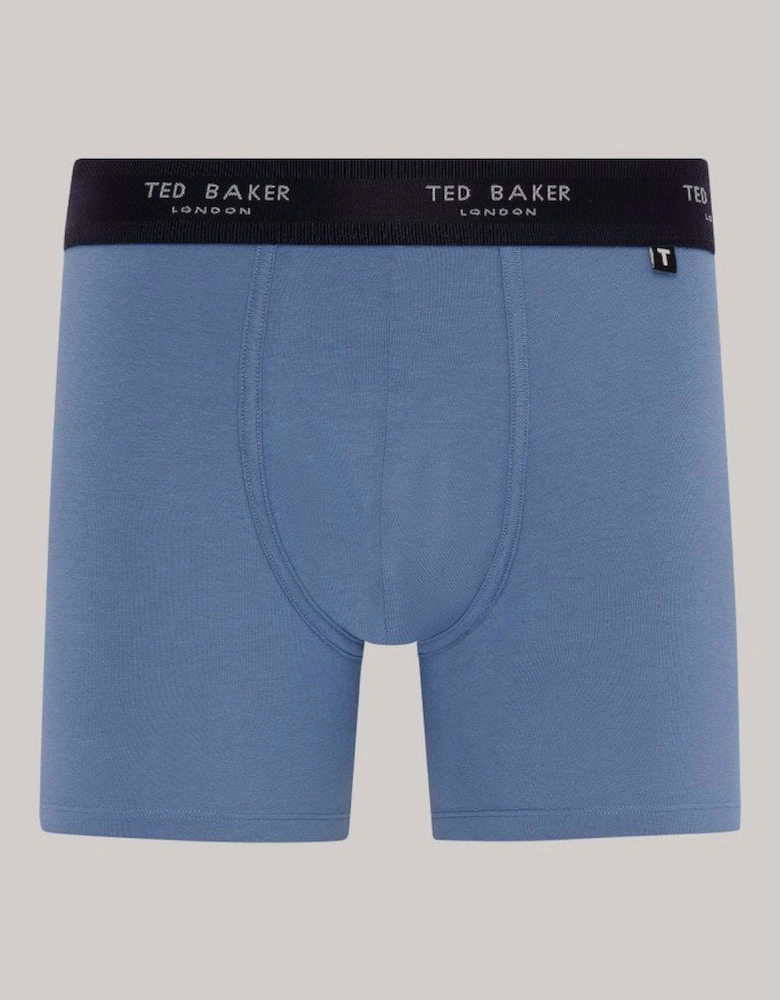 3-Pack Cotton Boxer Brief Mens Boxer Briefs Navy Mix