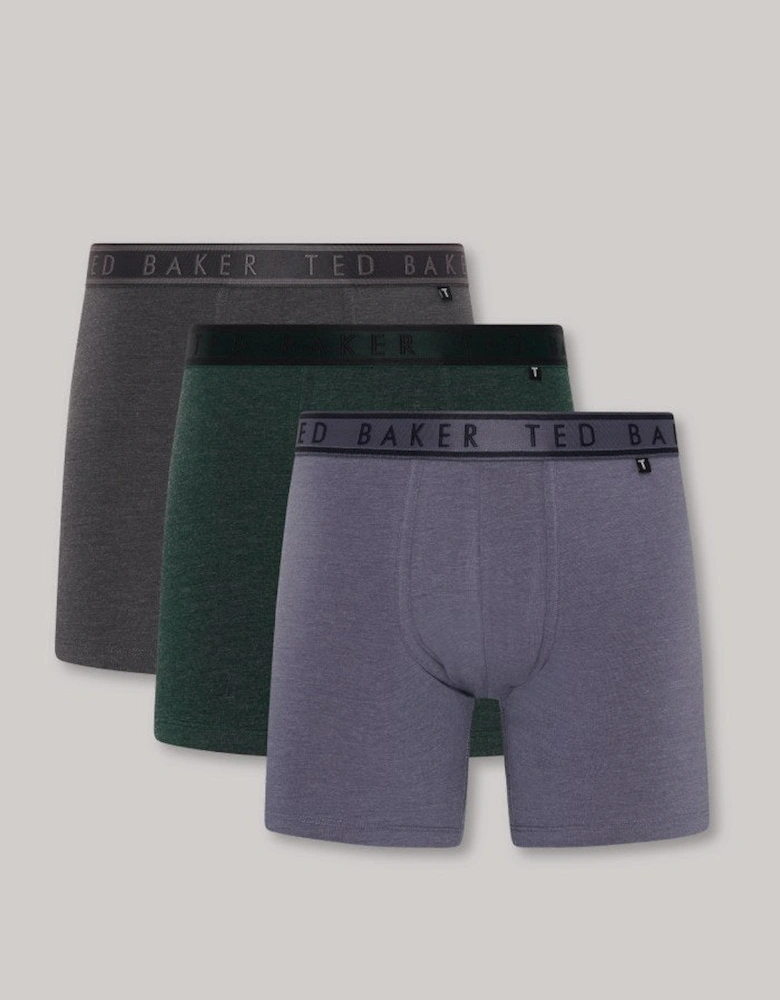 3-Pack Cotton Fashion Boxer Brief Mens Briefs Multicoloured