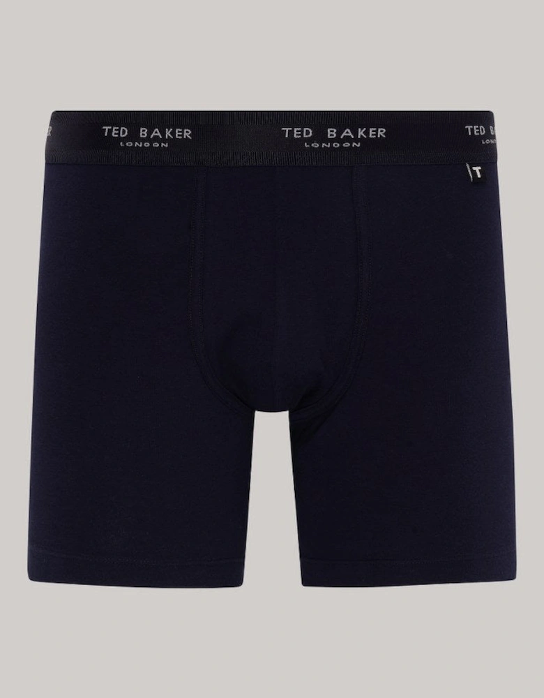 3-Pack Cotton Boxer Brief Mens Boxer Briefs Navy Mix