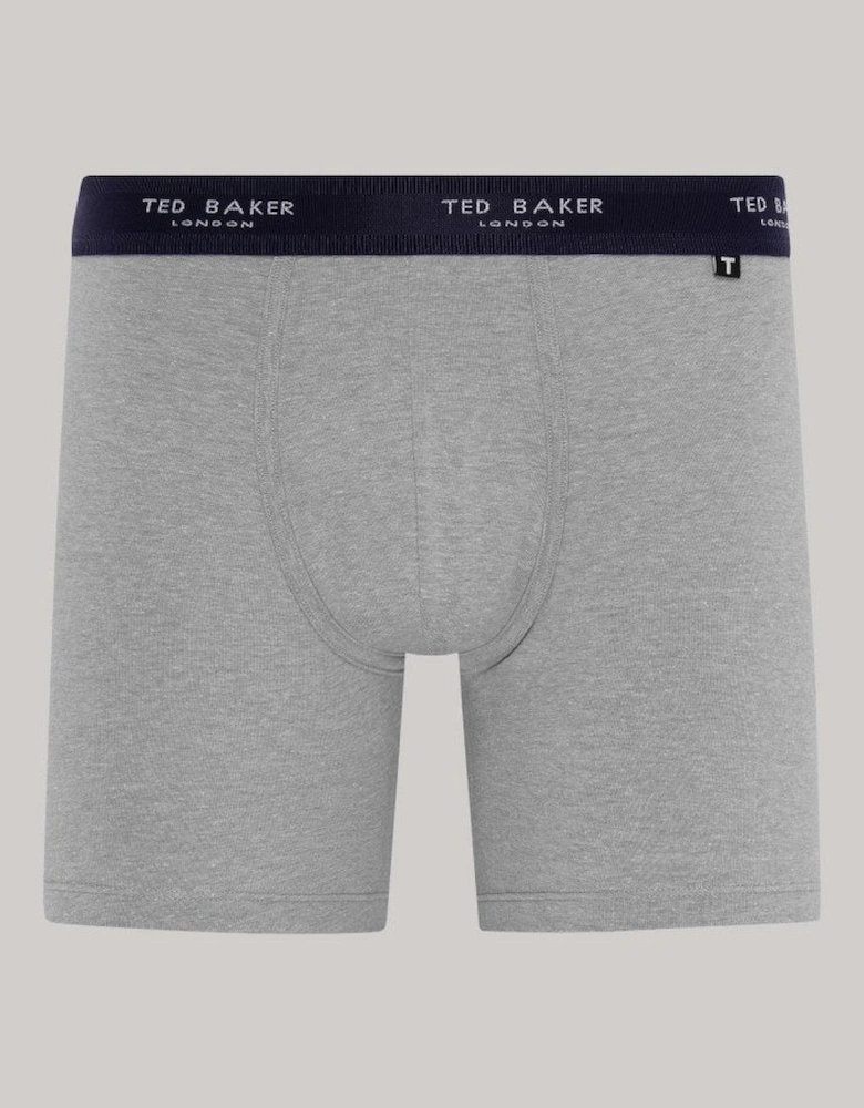 3-Pack Cotton Boxer Brief Mens Boxer Briefs Navy Mix