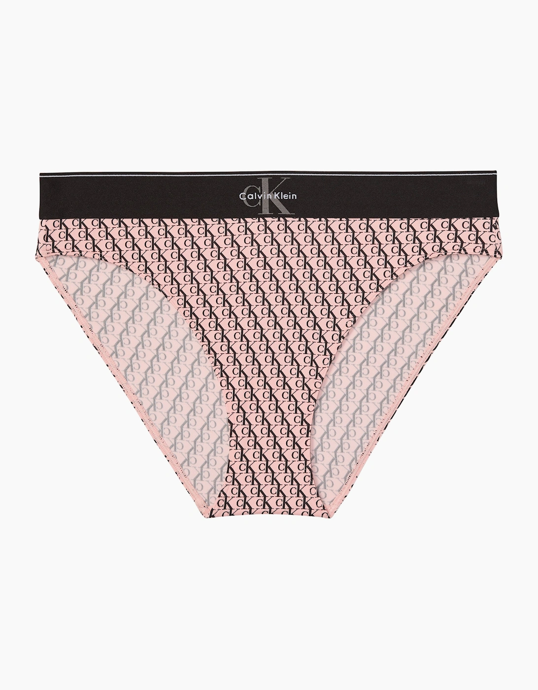Calvin Klein HIGH WAIST BIKINI Womens High-Waist Briefs Bright Peach