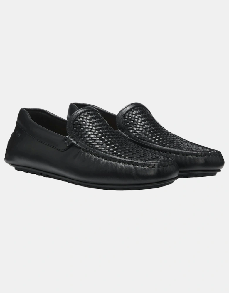 BOSS Orange Noel_Mocc_ltwvr Mens Shoes 50563133 - Black 001