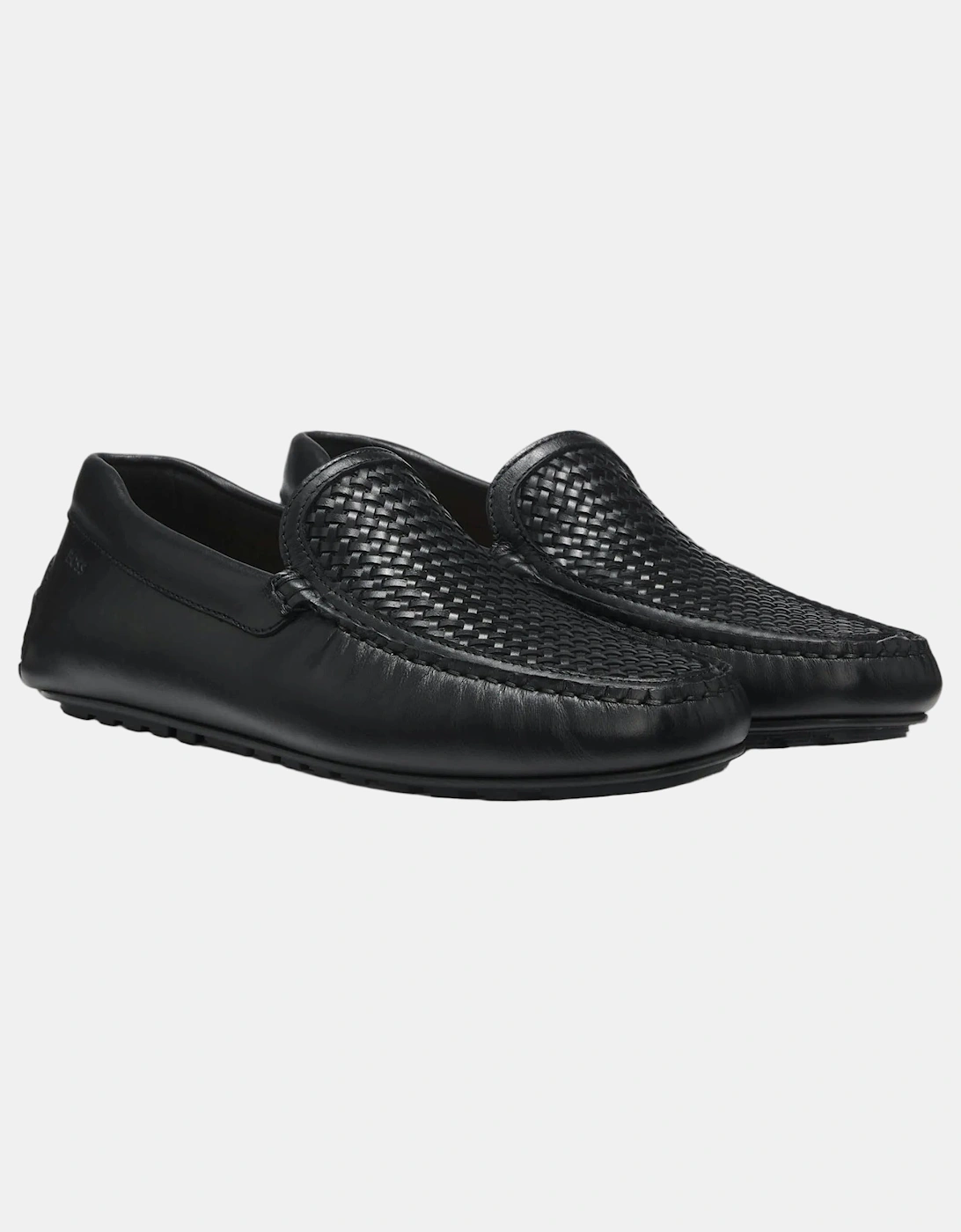 BOSS Orange Noel_Mocc_ltwvr Mens Shoes 50563133 - Black 001