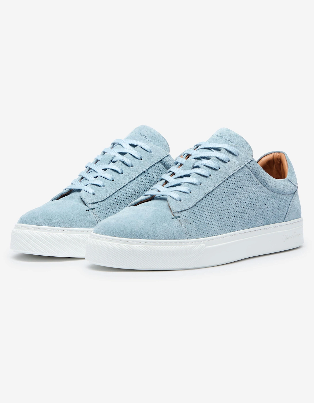Oliver Sweeney Almada Suede Mens Trainers - Blue