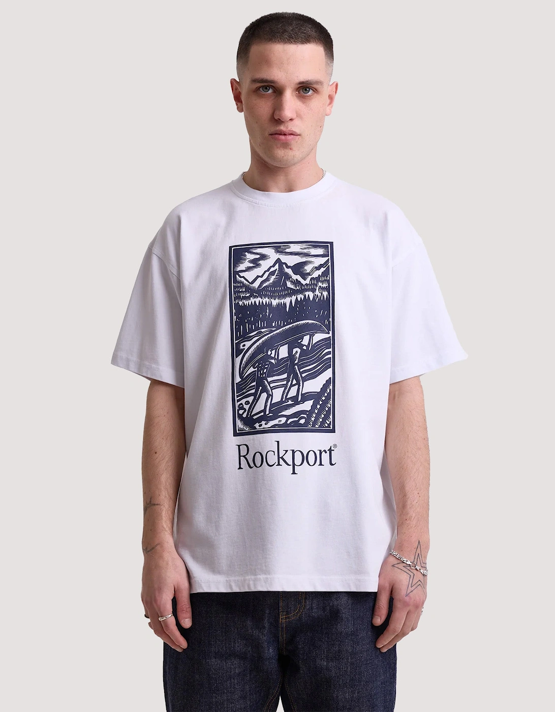 Relaxed Fit Hampshire Logo T-Shirt
