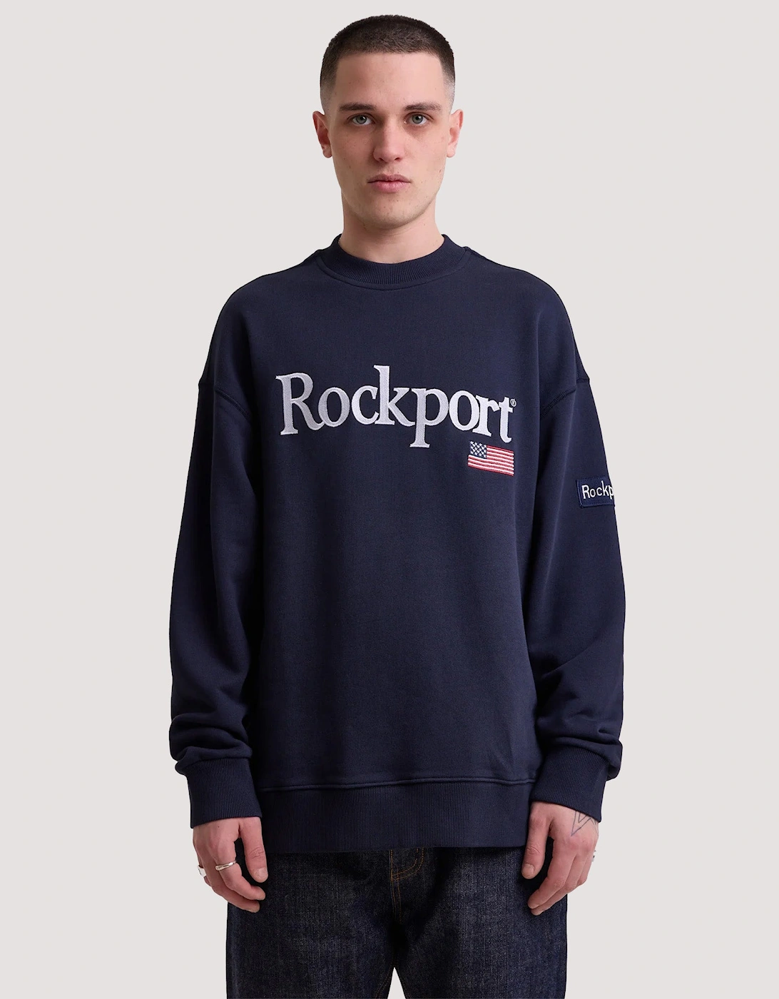 Relaxed Fit New England Logo Sweatshirt