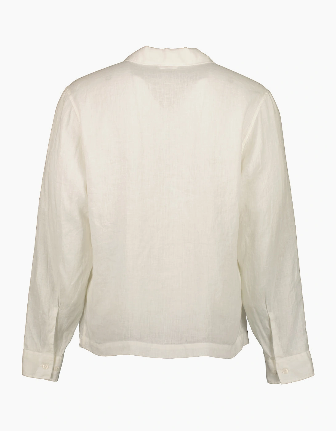 Long Sleeve Linen Overshirt